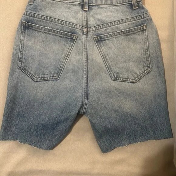 KHAITE Blue Jean Shorts - Picture 3 of 3